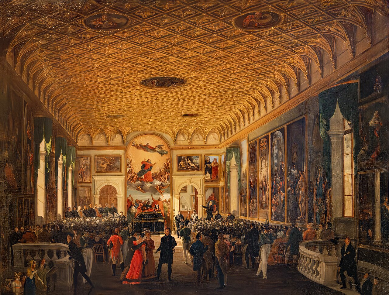 Commemoration of Canova in the Scuola Grande of the Carità by Giuseppe Borsato