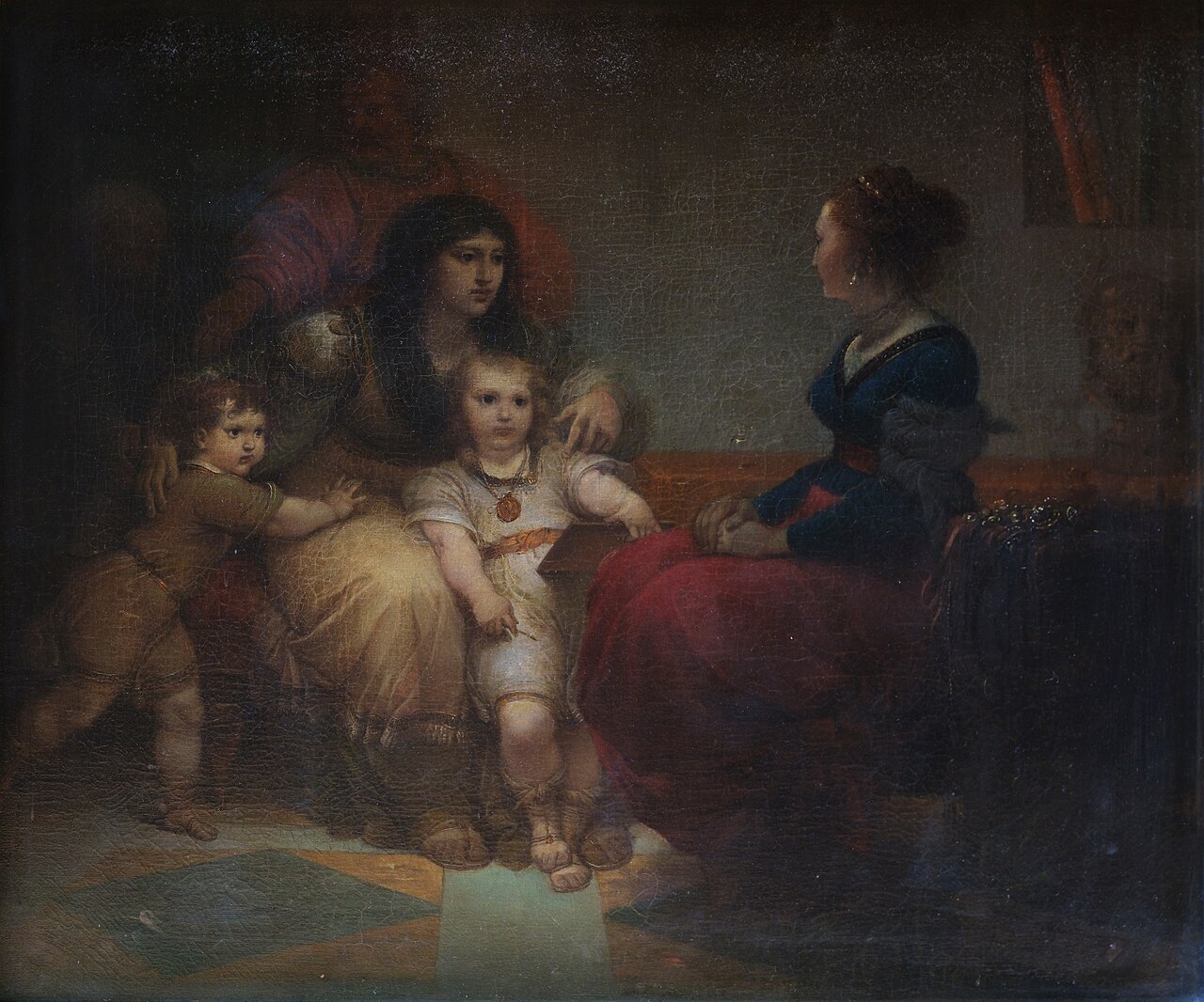Cornelia, Mother of the Gracchi by Giuseppe Cades
