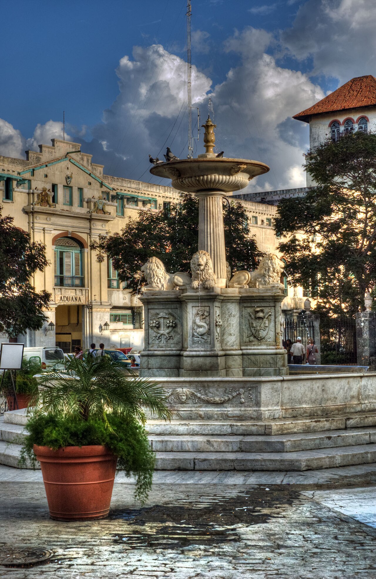 Lions' Fountain by Giuseppe Gaggini