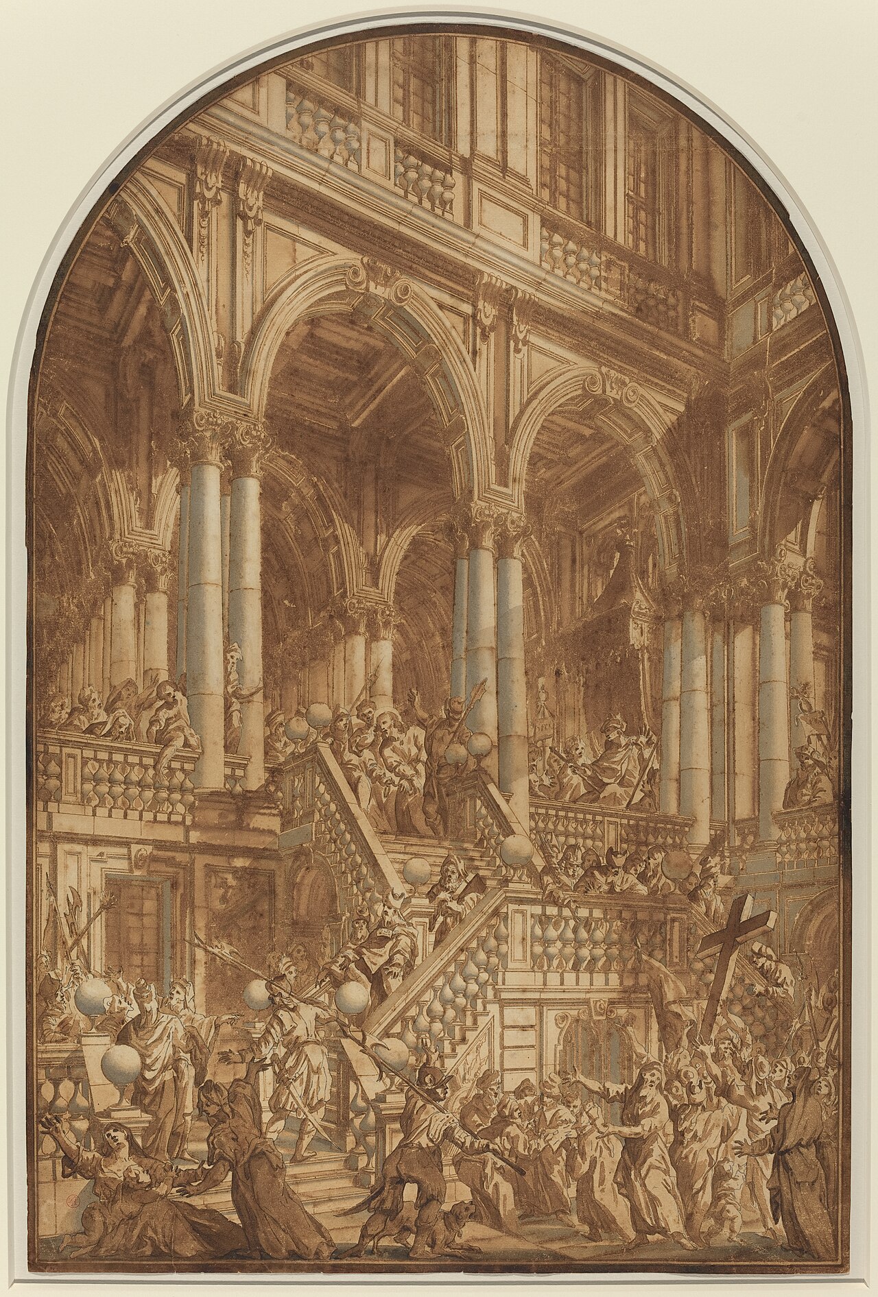 Christ Led Captive from a Palace by Giuseppe Galli da Bibbiena