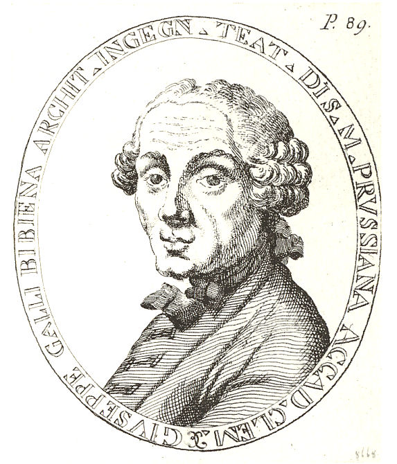 Portrait of Giuseppe Galli da Bibbiena