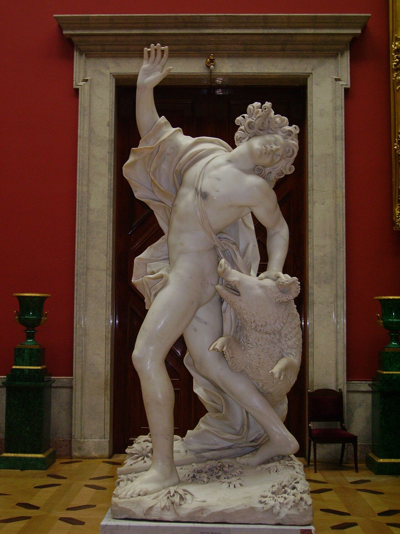 Death of Adonis by Giuseppe Mazzuoli