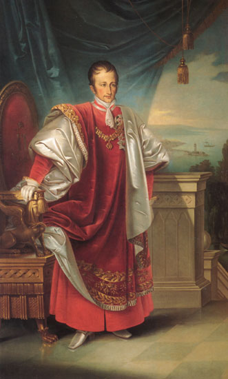 Porträt des Ferdinand of Austria (1793–1875) by Giuseppe Tominz