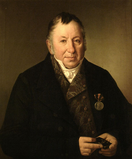 Porträt des Giusto Giuseppe Allodi by Giuseppe Tominz