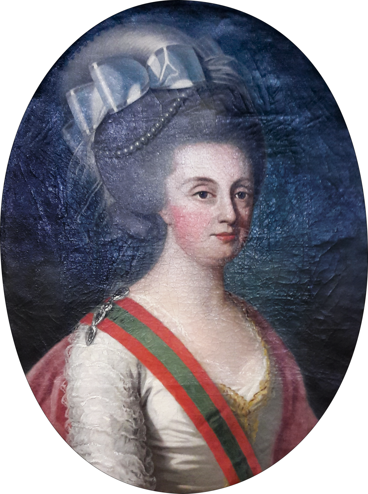 Portrait of Queen Maria I of Portugal by Giuseppe Troni
