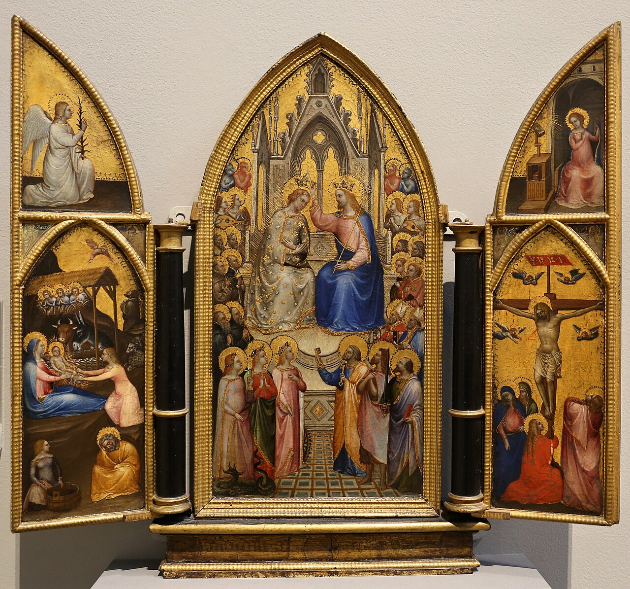 The Coronation of the Virgin, and Other Scenes by Giusto de' Menabuoi