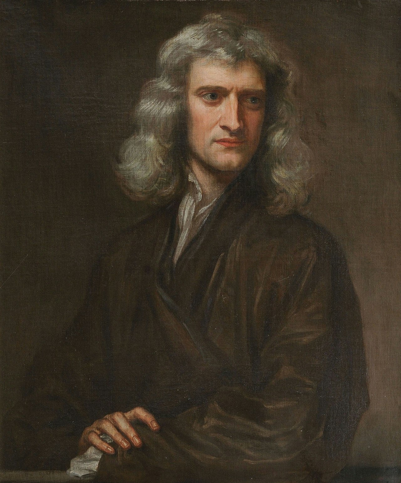 Portrait of Isaac Newton (1642-1727) by Godfrey Kneller