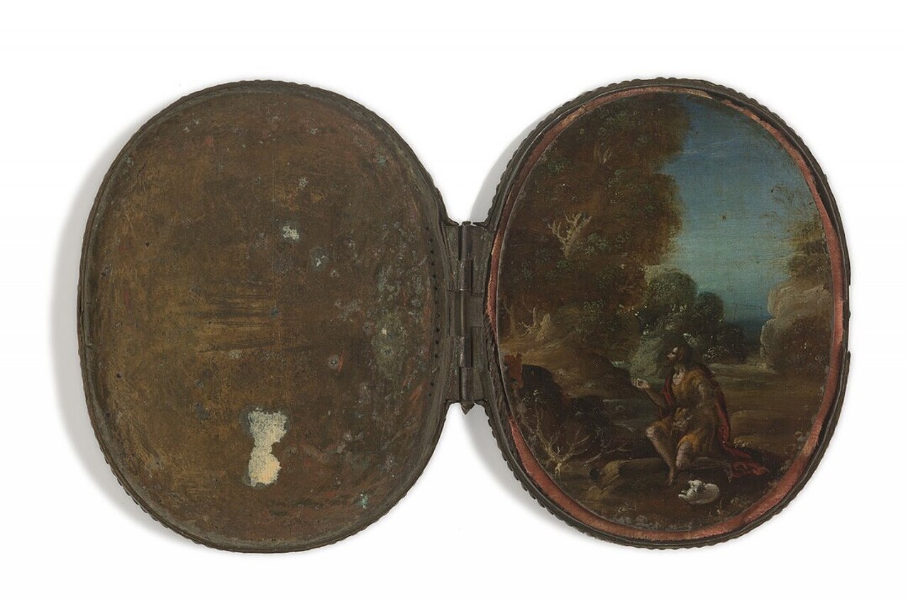 John the Baptist in the Desert with Case by Goffredo Wals