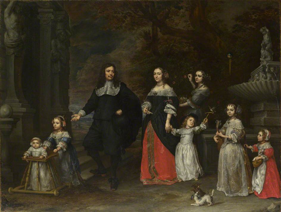 A Family Group by Gonzales Coques
