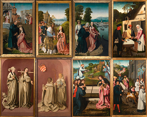 Dymphna altarpiece by Goswin van der Weyden