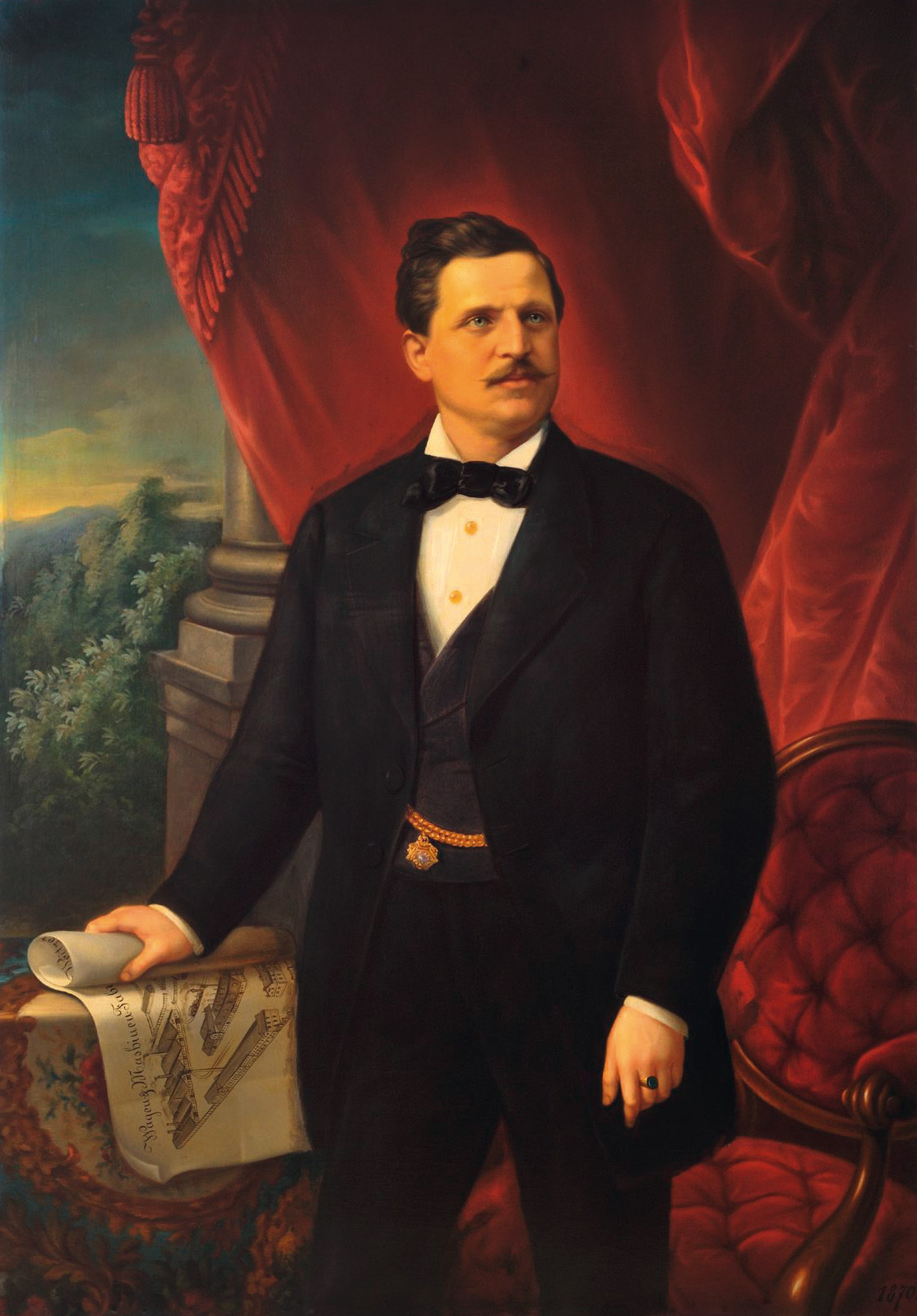Porträt des Johann Weitzer by Gottfried Lindauer