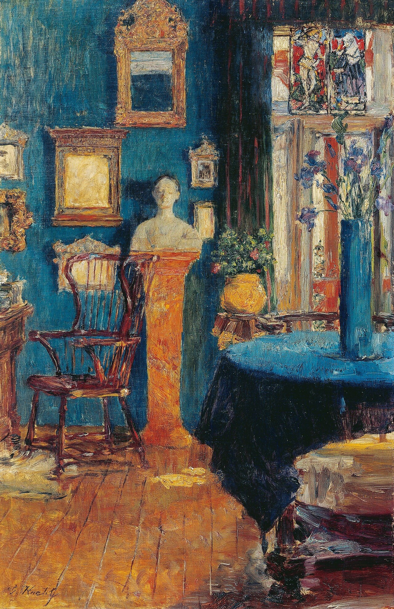 The blue room by Gotthardt Kuehl