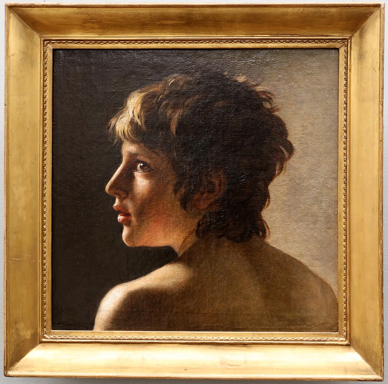 Head of a Youth (Jean-Baptiste Vermay) by Gottlieb Schick