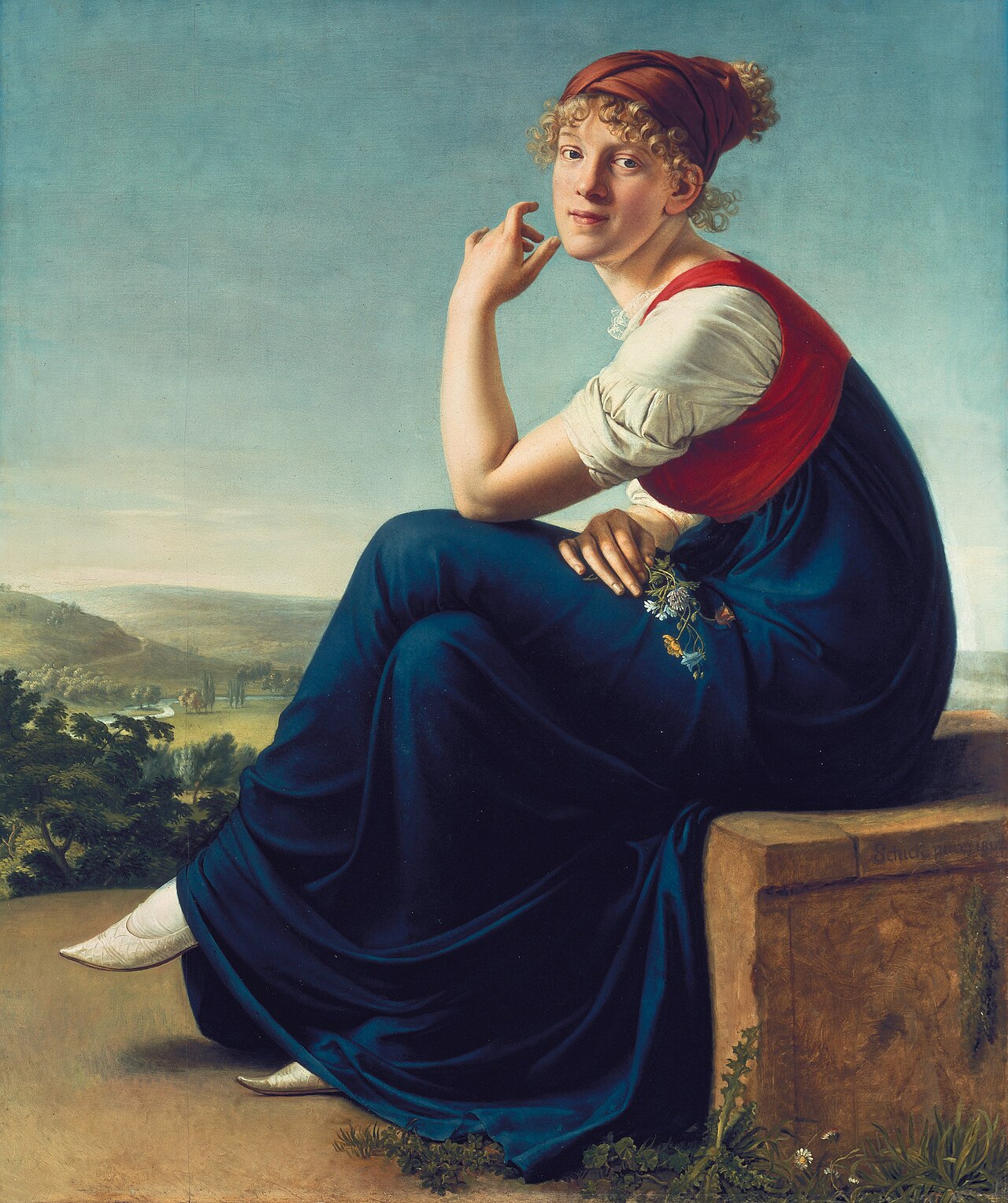 Portrait of Heinrike Dannecker by Gottlieb Schick