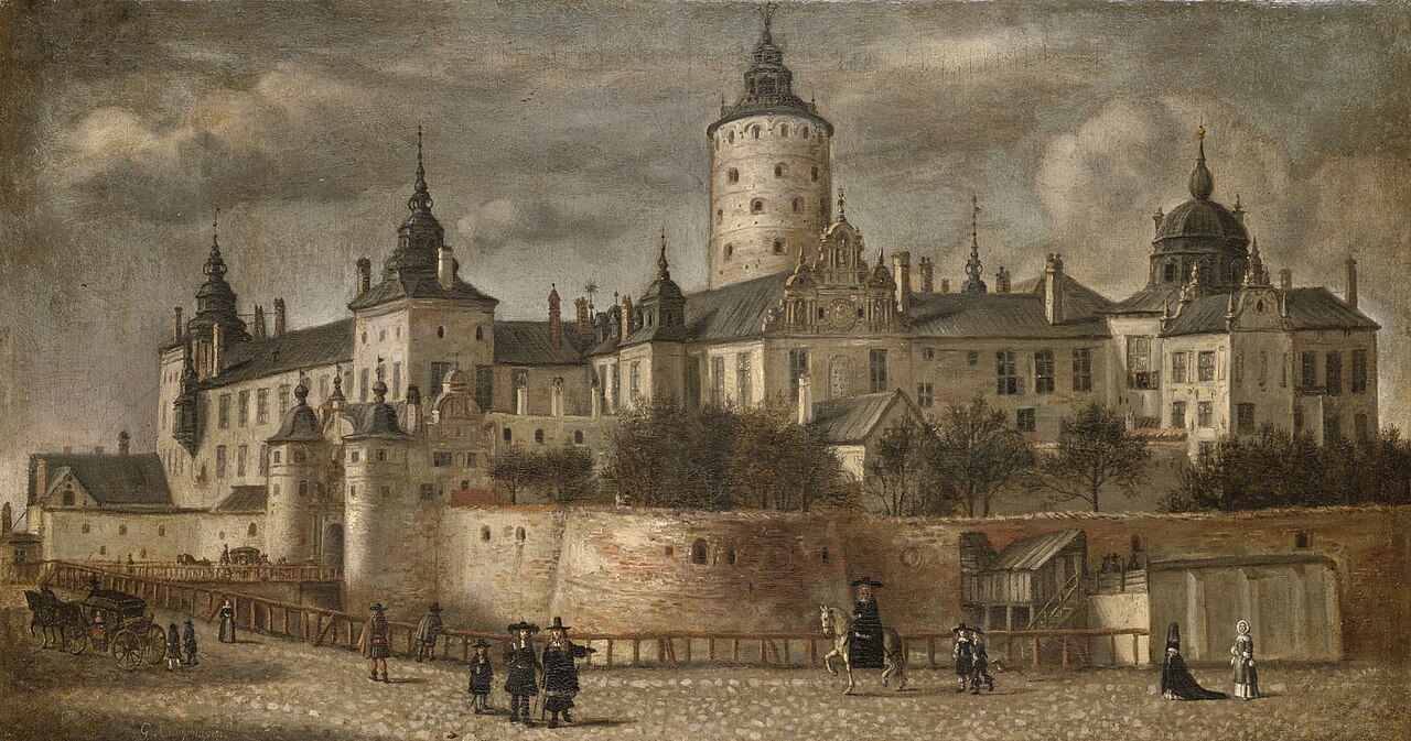Tre Kronor Castle, seen from the southwest by Govert Dircksz Camphuysen