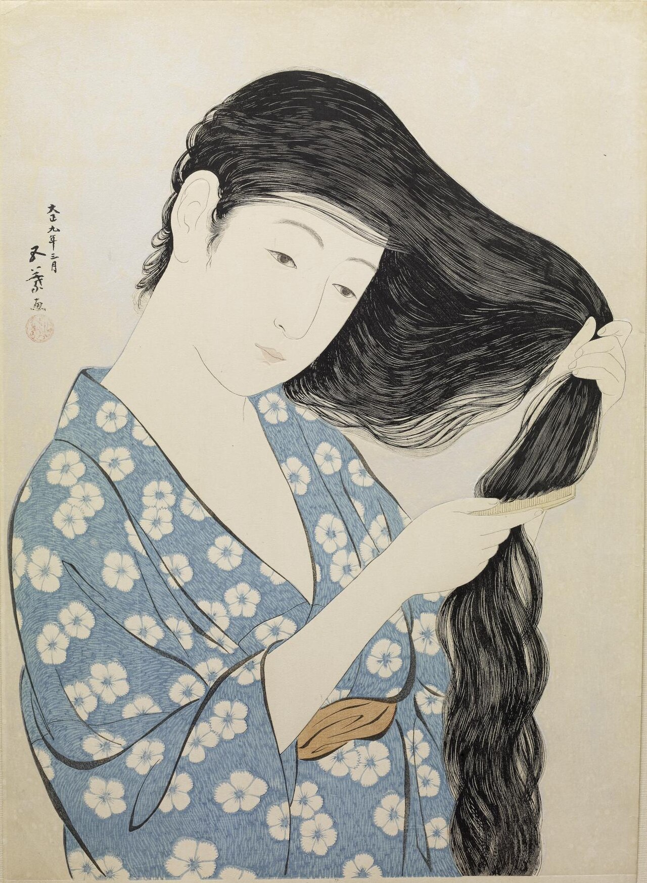 Kami sukeru onna by Goyō Hashiguchi