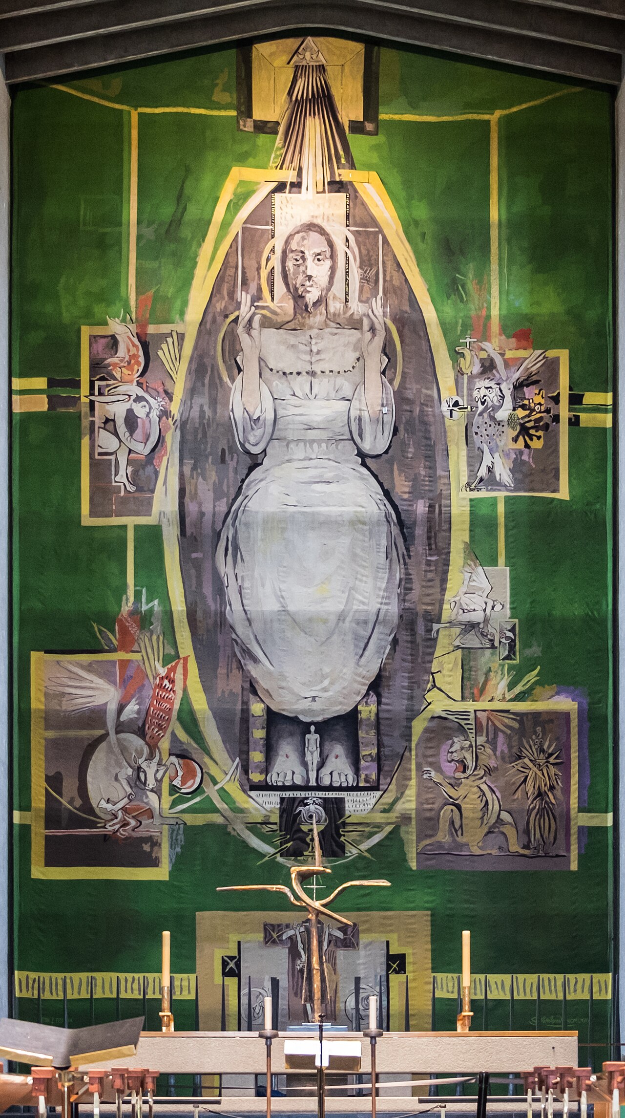 Christ in Glory in the Tetramorph by Graham Sutherland