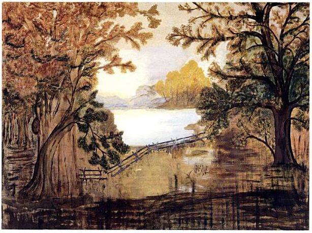 Fireboard by Grandma Moses