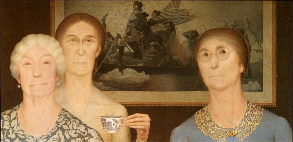 Daughters of Revolution by Grant Wood