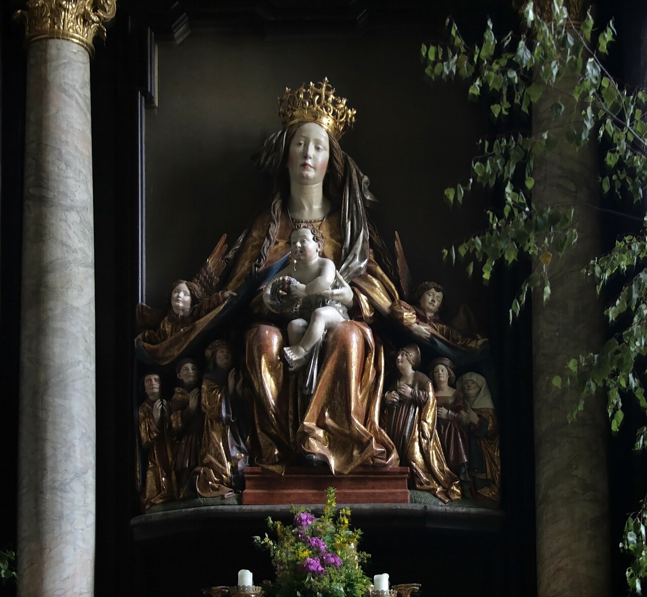 Frauensteiner Schutzmantelmadonna by Gregor Erhart