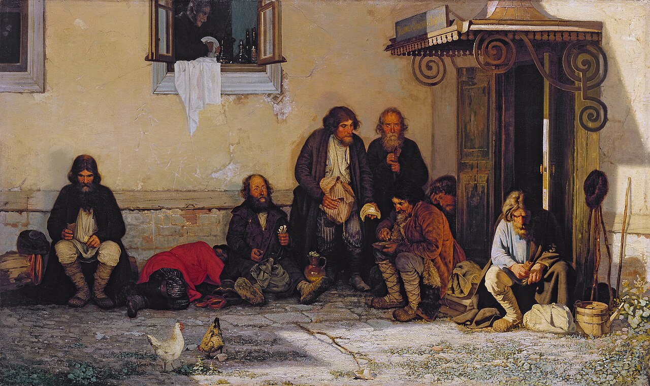 The Zemstvo Dines by Grigoriy Myasoyedov