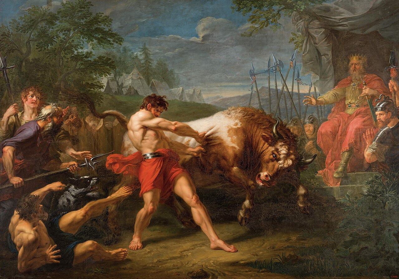 Testing the strength of Jan Usmar by Grigory Ugryumov