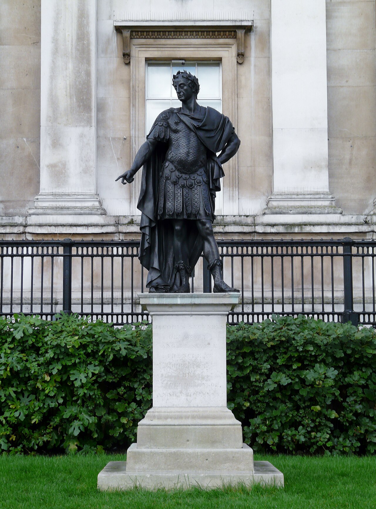 Statue of James II by Grinling Gibbons