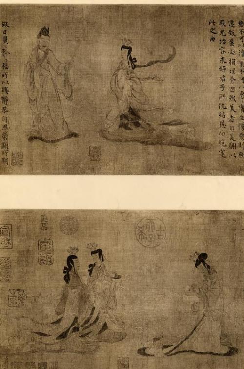 Admonitions Of The Instructress In The Palace - A Sage Reproving A Lady Of The Court by Ku K'ai ... - Gu Kaizhi by Gu Kaizhi