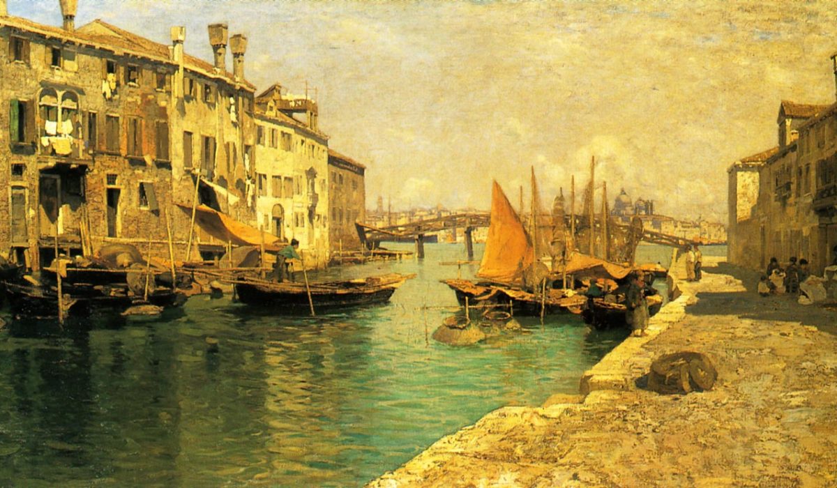 Fondamenta delle Zitelle by Guglielmo Ciardi