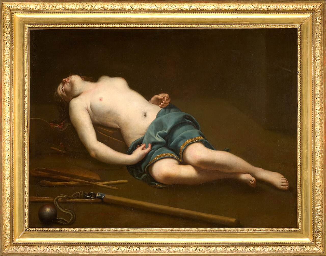 Jeune martyre mort (Sainte Mustiole?) by Guido Cagnacci