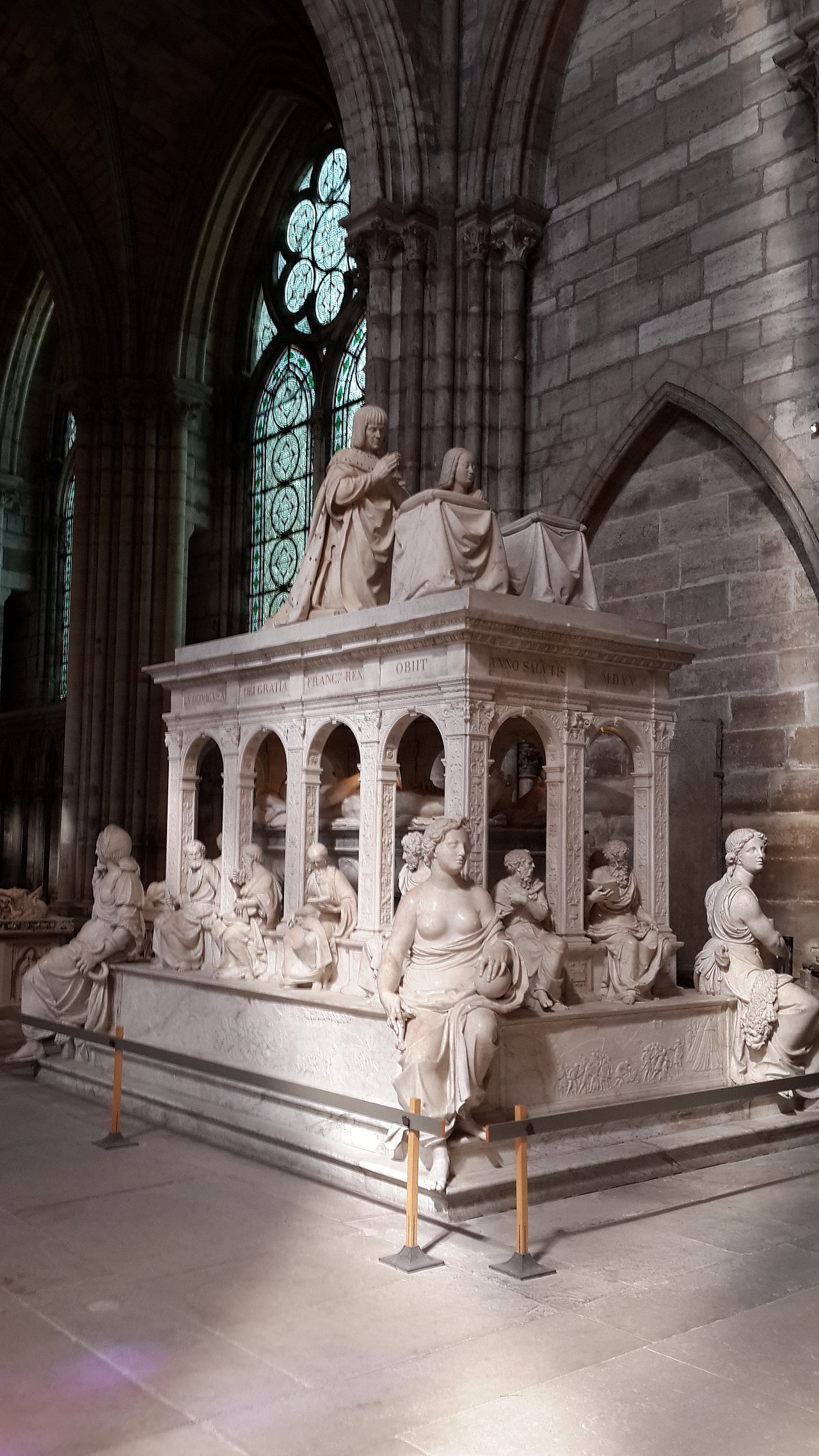 Tomb of Louis XII and Anne of Brittany by Guido Mazzoni