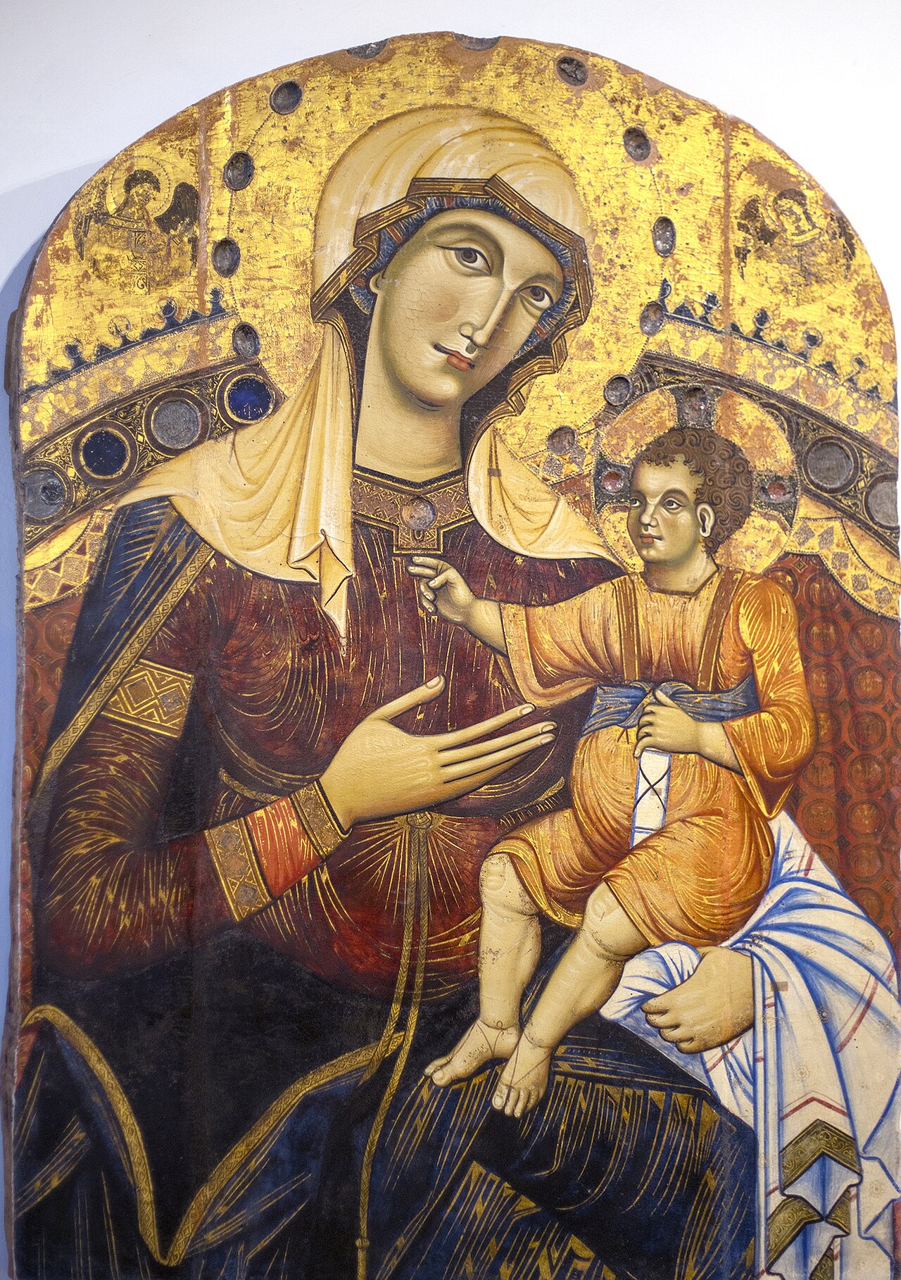 Madonna and child by Guido of Siena