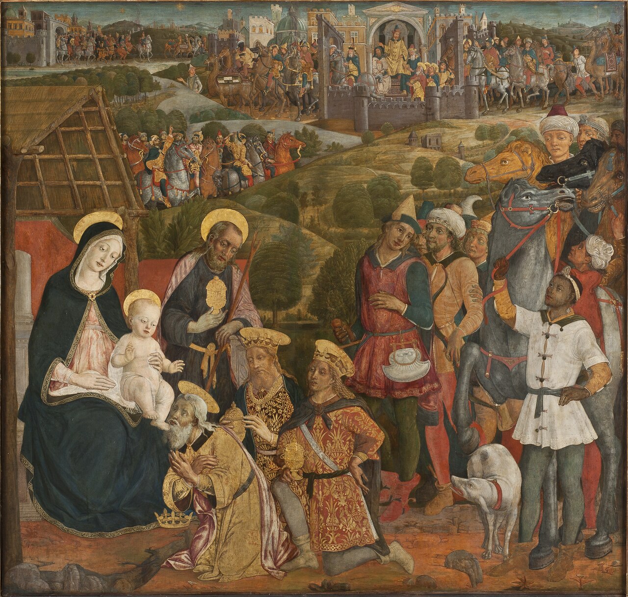 Adoration of the Magi by Guidoccio Cozzarelli