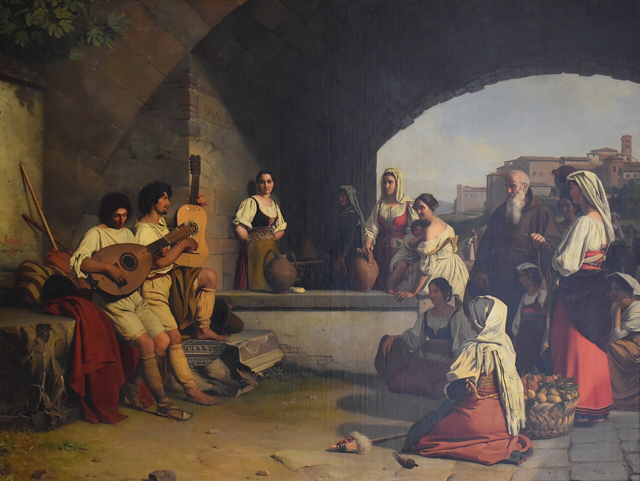 Lute players by Guillaume Bodinier