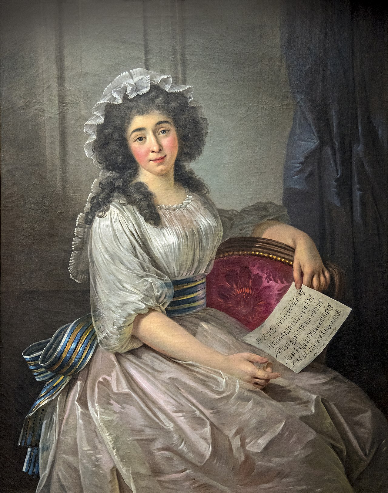 Mademoiselle Lescot par Roques by Guillaume-Joseph Roques