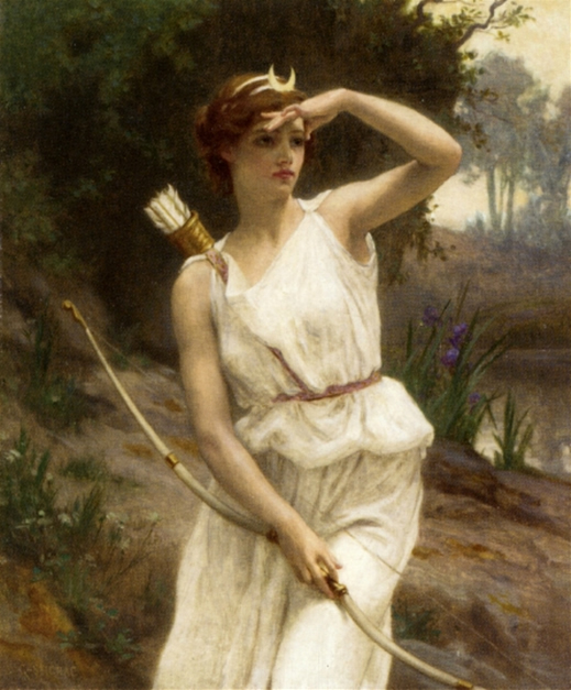Diana the Huntress by Guillaume Seignac