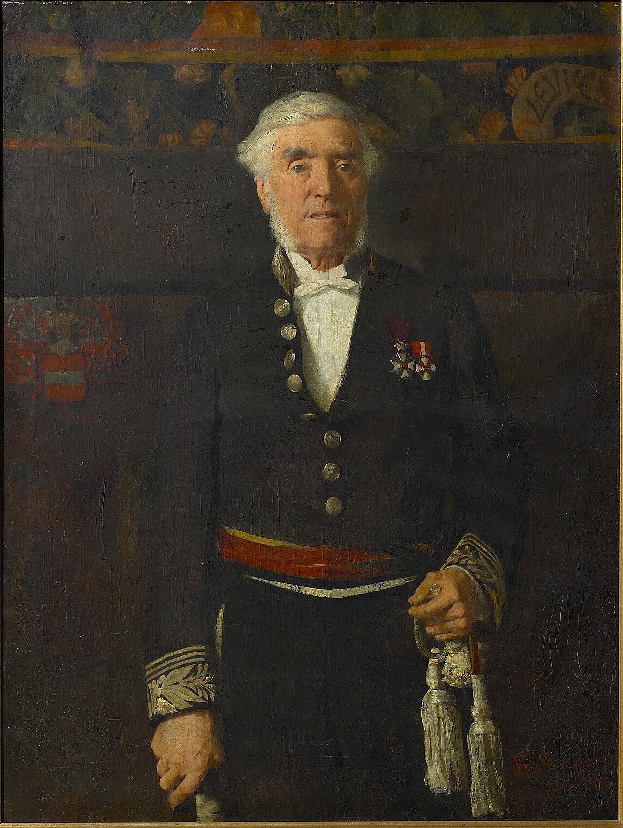 Portrait of Léopold Vander Kelen by Guillaume Van Strydonck
