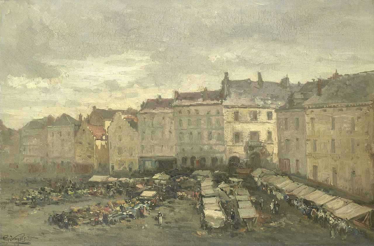 The Grote Zavel (Grand Sablon), Brussels by Guillaume Vogels