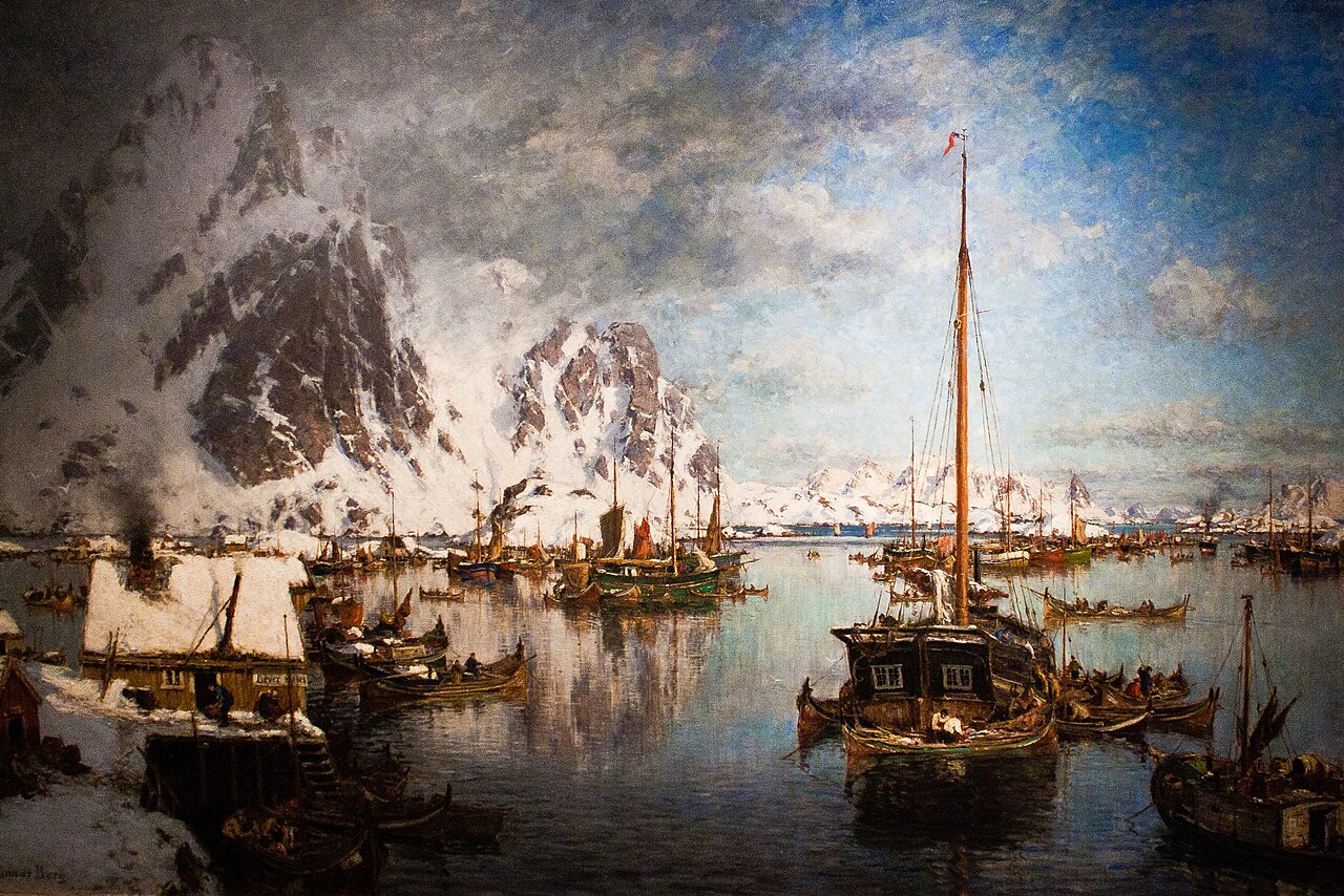 From Svolvær Harbor by Gunnar Berg