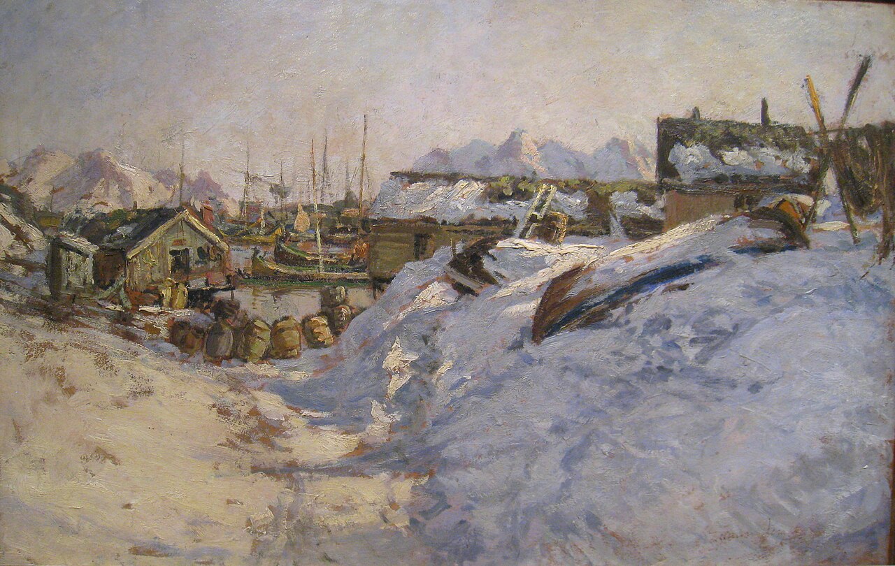 Winter in Lofoten by Gunnar Berg