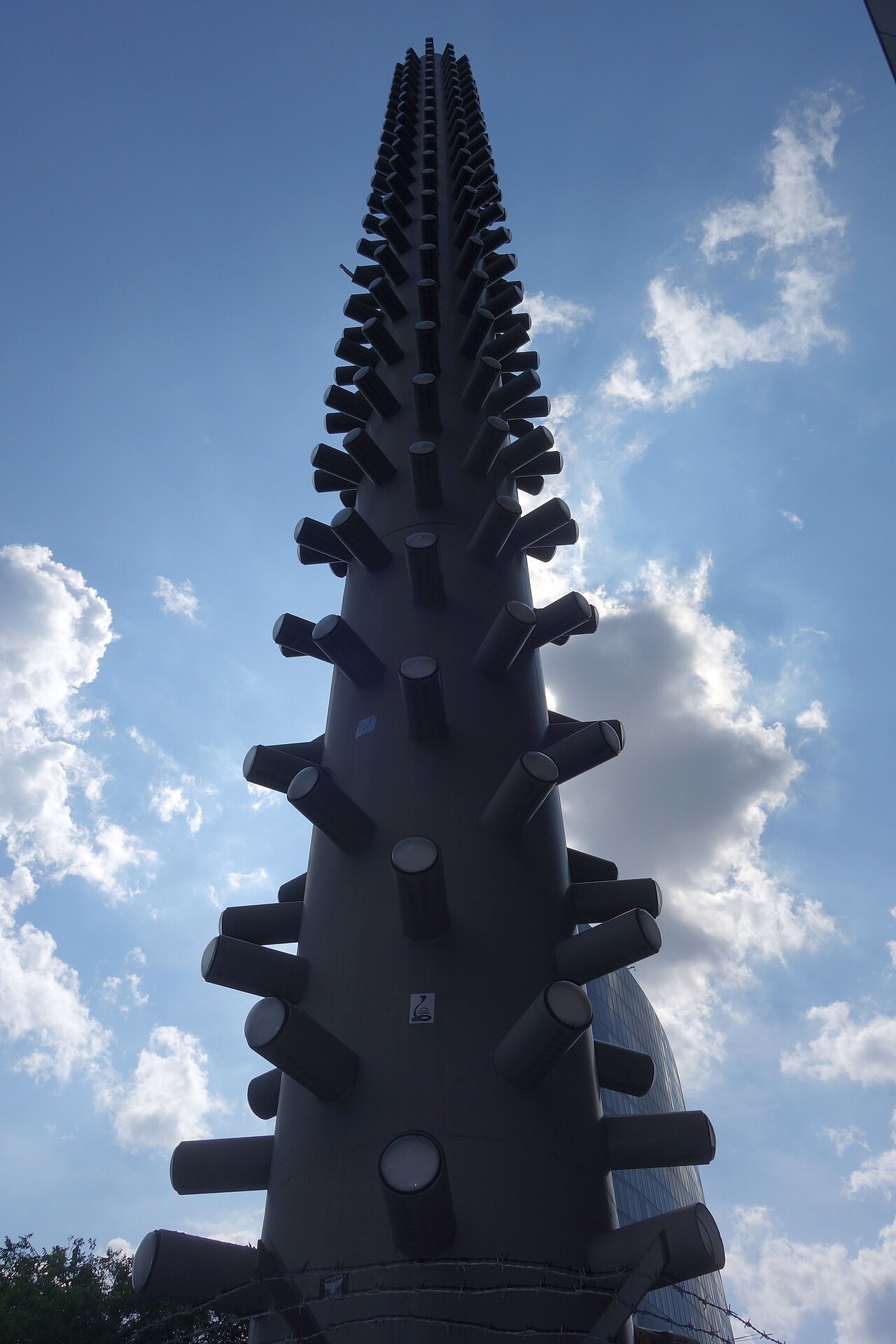 Light Column by Günther Uecker