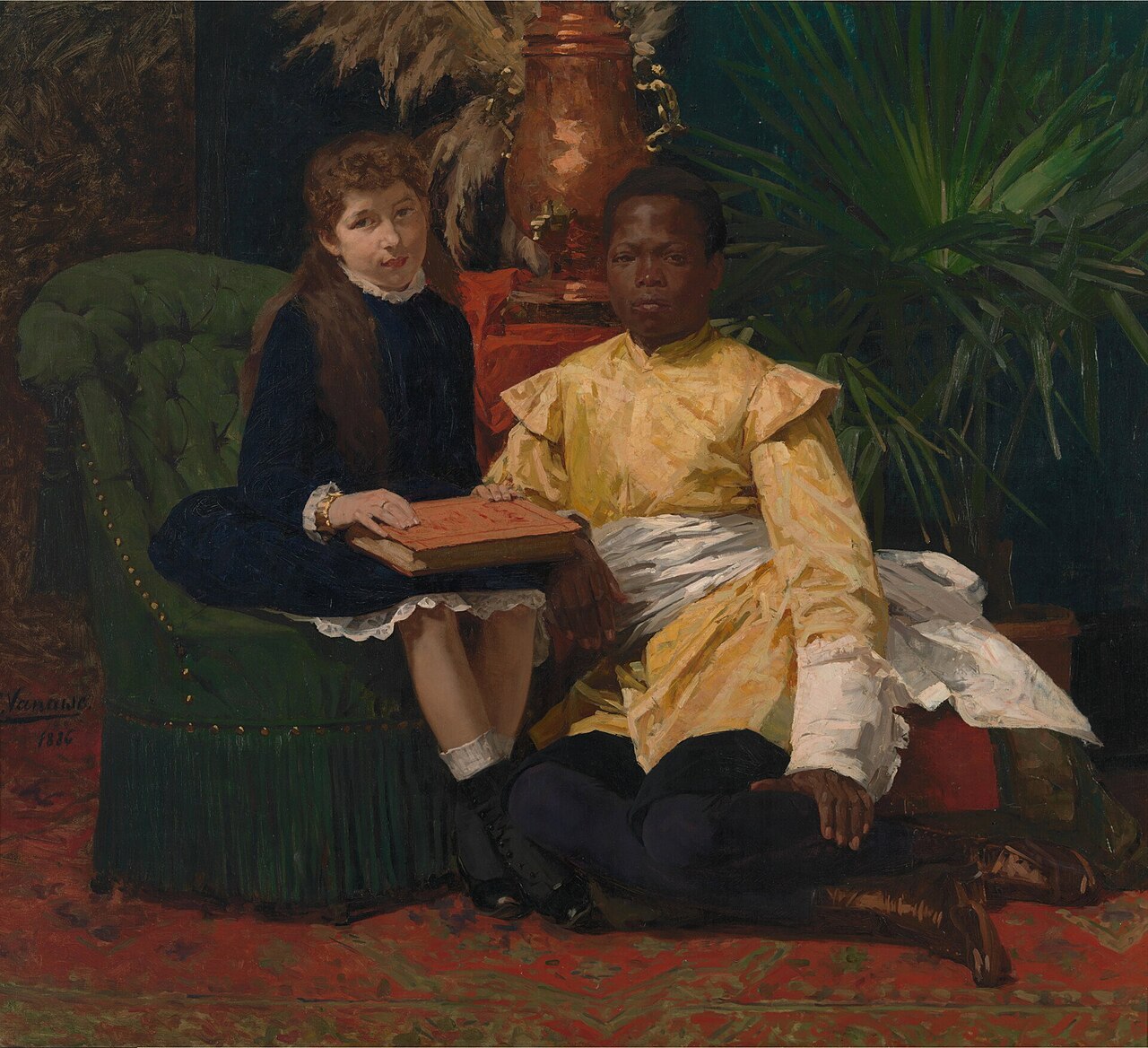 Sakala and Jeanne De Raedt by Gustaaf Vanaise