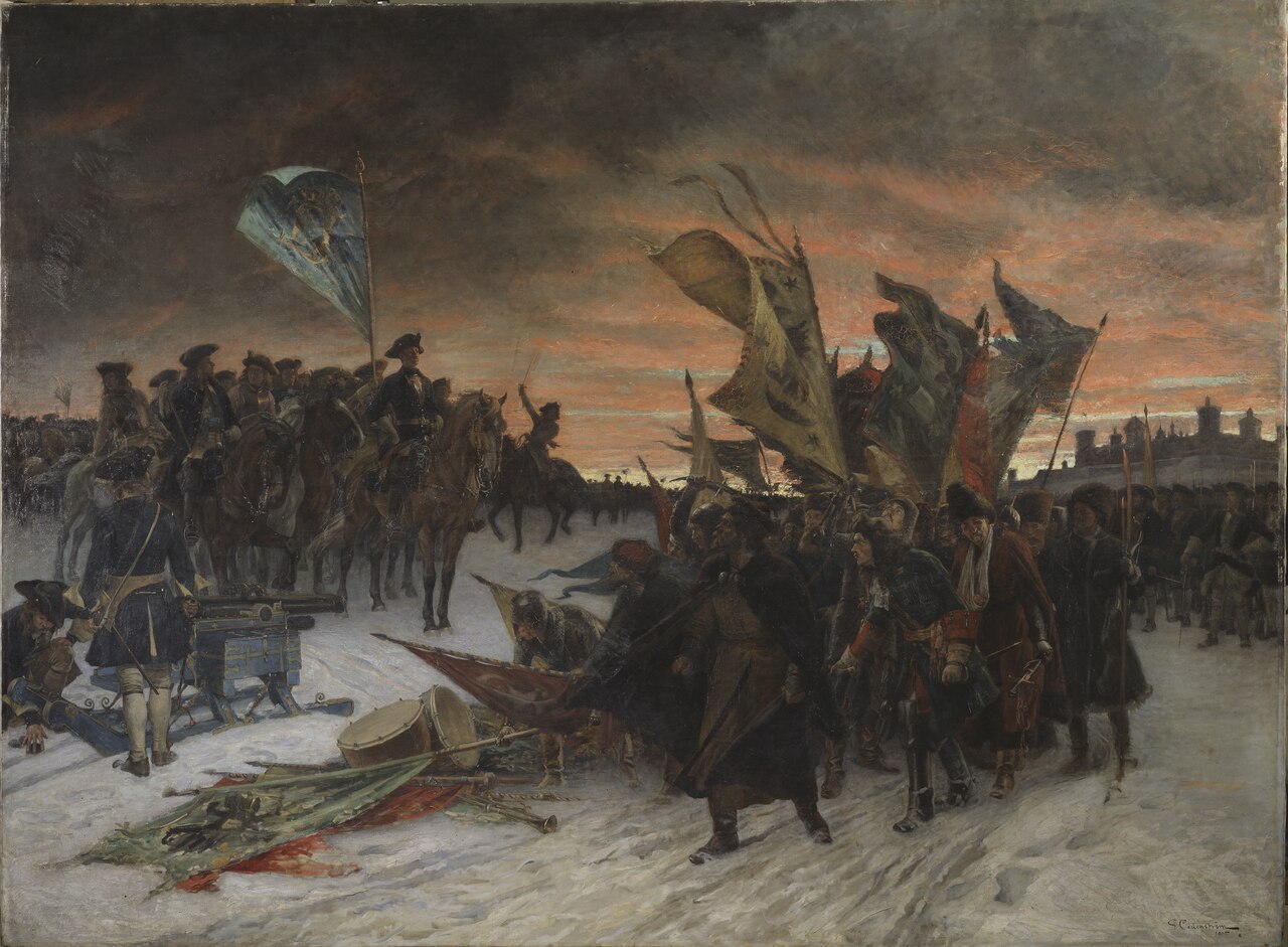 Victory at Narva by Gustaf Cederström