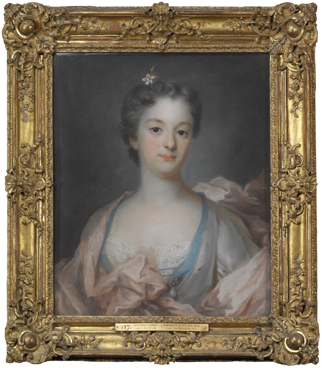 Portrait of a Young Lady by Gustaf Lundberg