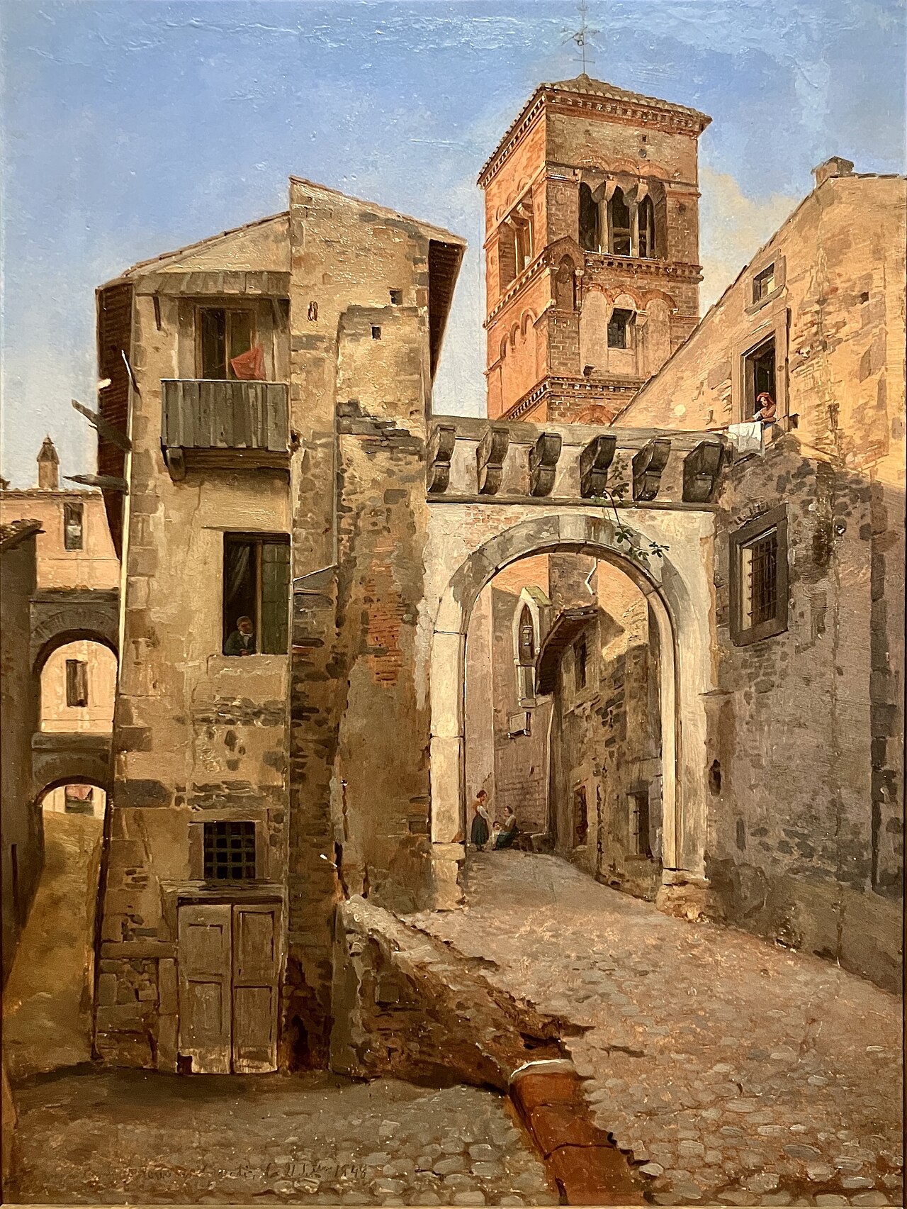 Campanila di San Rocco a Frescati by Gustaf Wilhelm Palm
