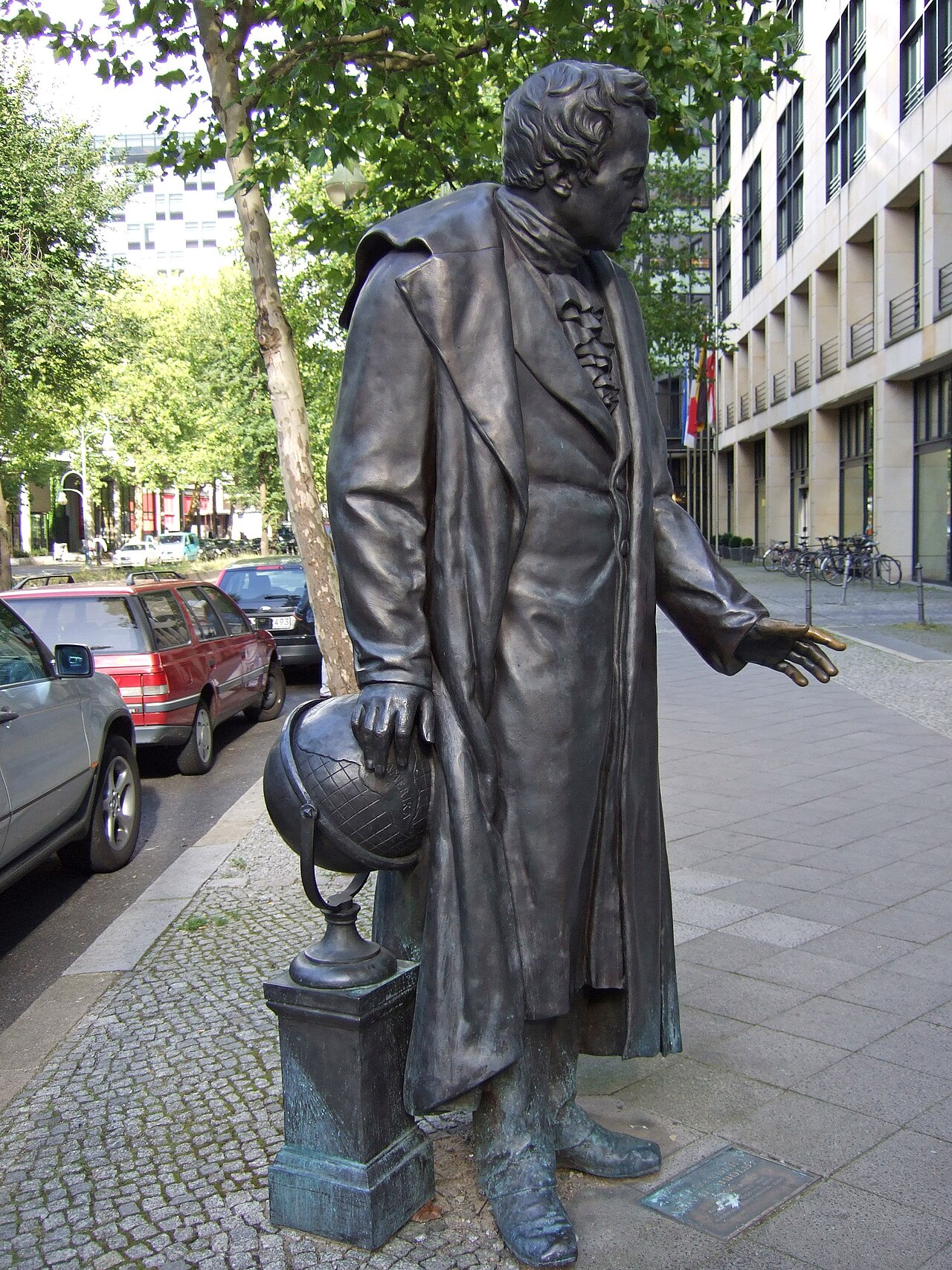 statue of Alexander von Humboldt by Gustav Bläser