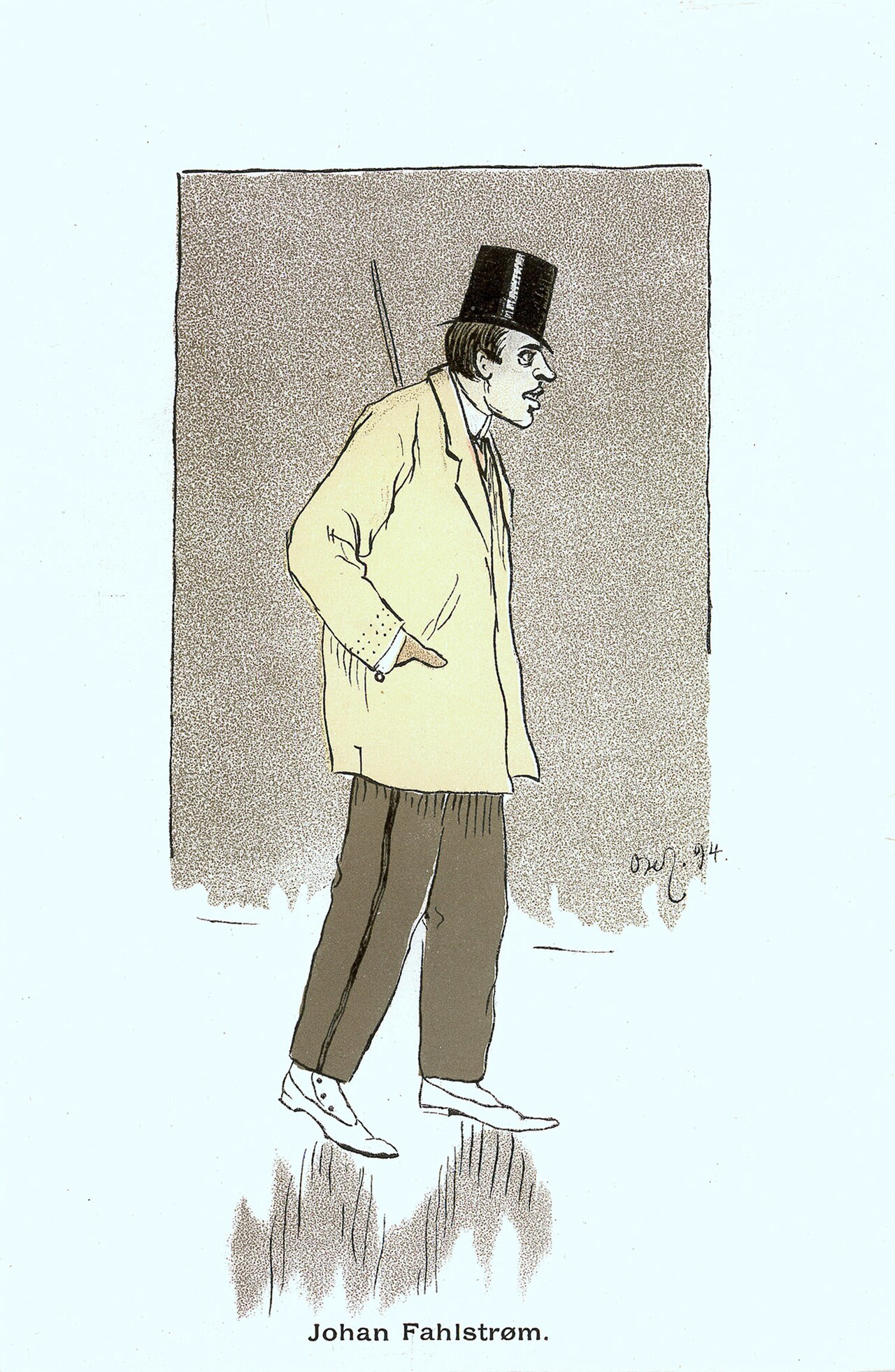 Johan Fahlstrøm by Gustav Lærum