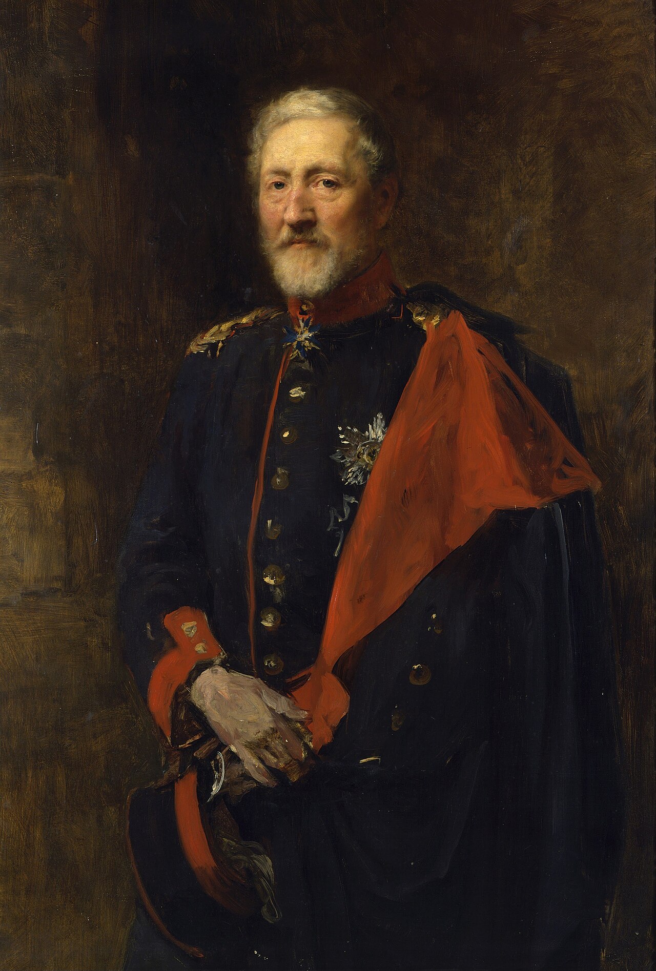 Portrait of the Infantry General Count von Blumenthal (unfinished) by Gustav Richter
