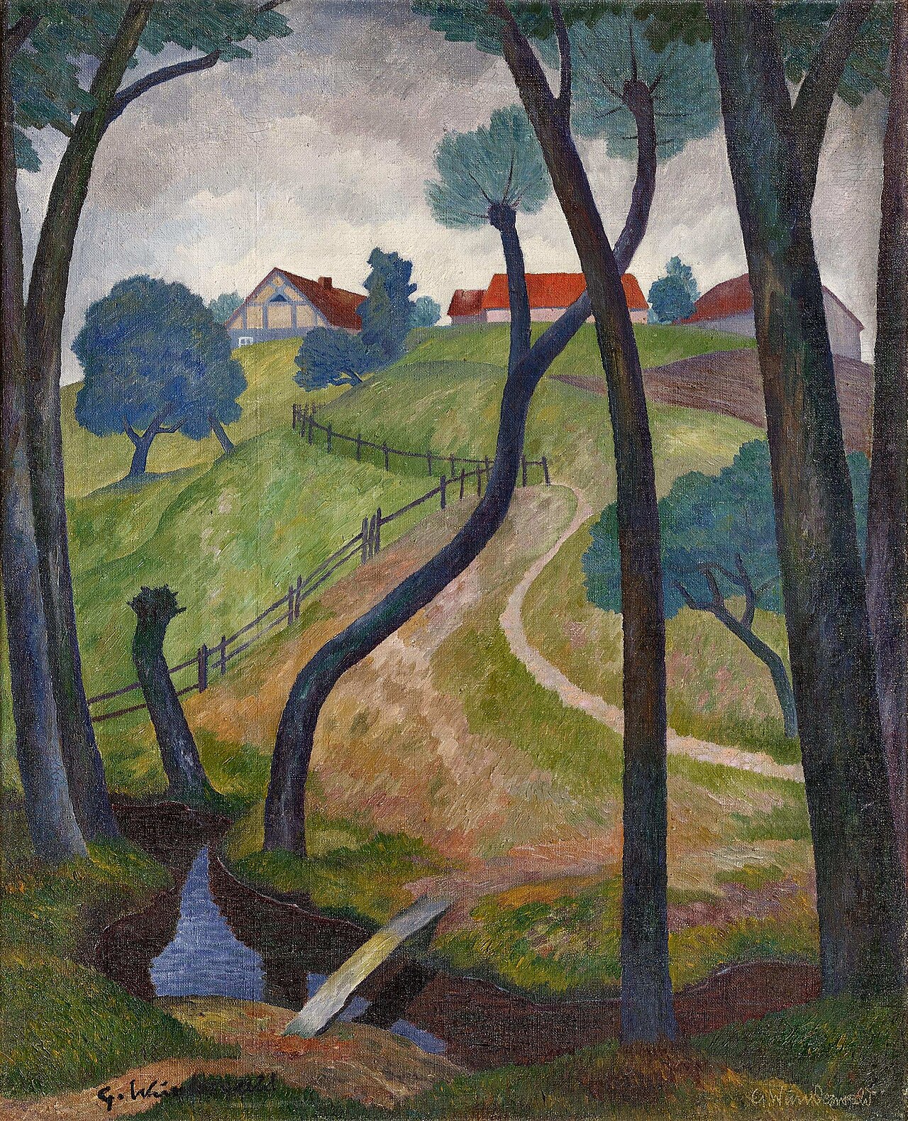 East Prussian landscape by Gustav Wunderwald
