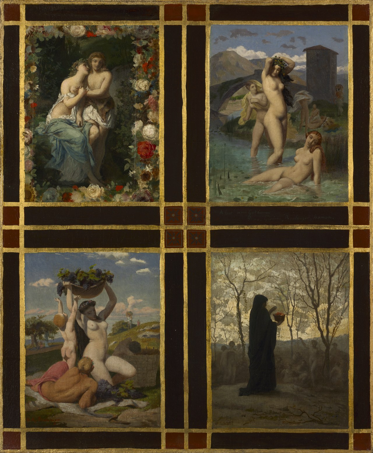 The Four Seasons by Gustave Boulanger